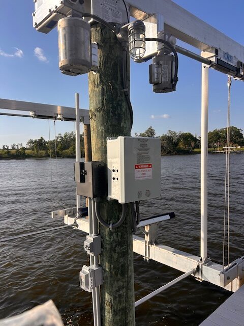 Marine & Boat Lift Electrical Wiring Service Near Mira Bay